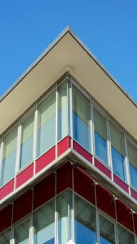 Detail of a modern building, Lisbon, Portugal