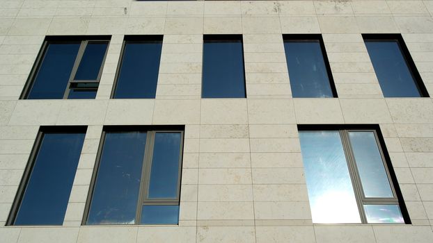 Detail of a modern building, Lisbon, Portugal