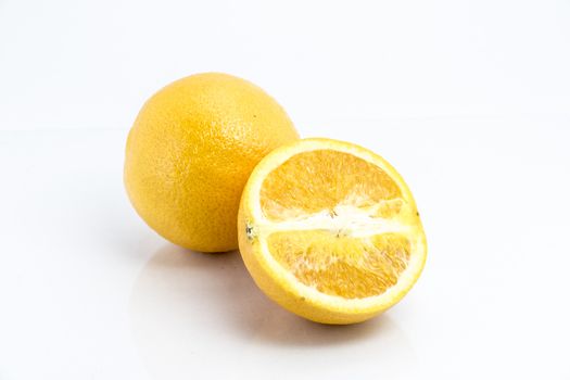 Orange fruit isolated on white background, Fruits and vegetables