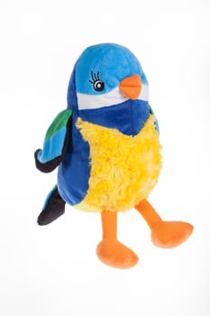 Toy bag for gift on isolated studio background