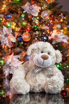Toy near the New Year's tree