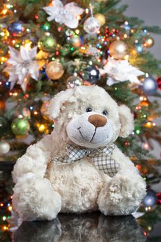 Toy near the New Year's tree