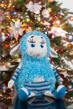 Toy near the New Year's tree