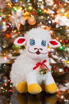 Toy near the New Year's tree