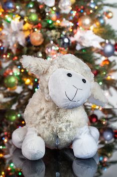 Toy near the New Year's tree