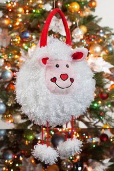 Toy near the New Year's tree