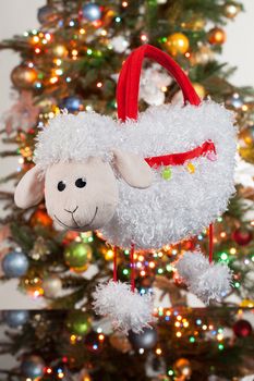 Toy near the New Year's tree