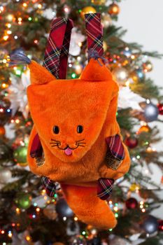 Toy near the New Year's tree