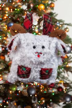 Toy near the New Year's tree