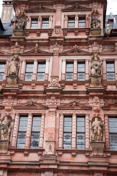 Romantic and beautiful Heidelberg castle for europe tourism