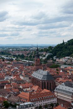 Heidelberg Germany attraction town view from castle