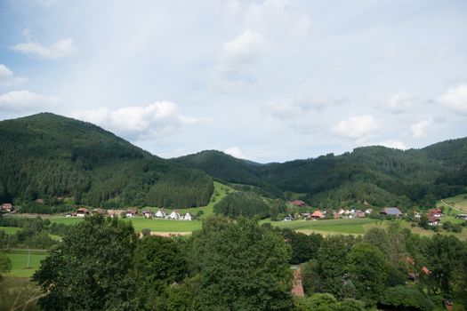 schwarzwald forest villages landscape in germany tourism