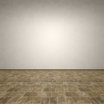 An empty room background for your own content