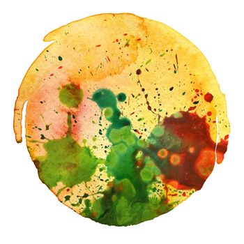 abstract watercolor painting blot background