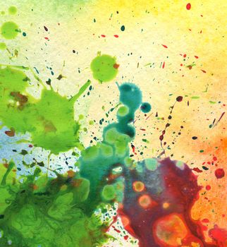 abstract watercolor painting blot background