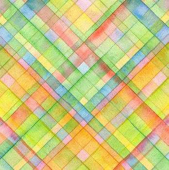 Abstract  strip watercolor painted background