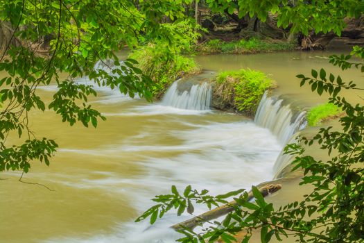 Chet-Sao-Noi waterfall in Khoa Yai National Park, Saraburi province, Thailand.