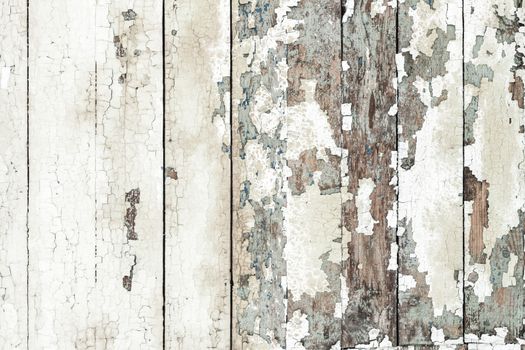 Background of light  wooden planks, painted with environmentally friendly colors, vertical