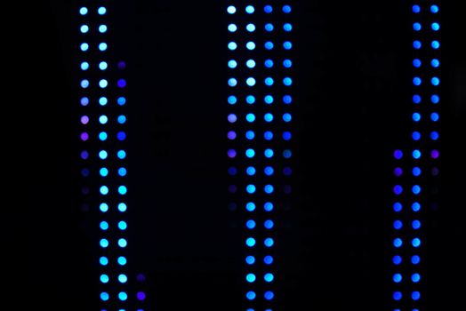 Blurred lights of LED bulb