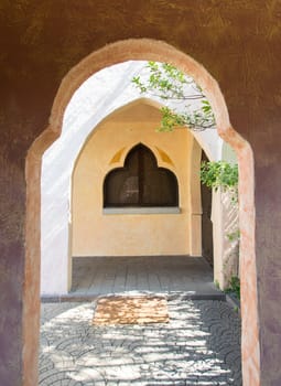 Typical geometry of the Arabic and Middle Eastern architecture.