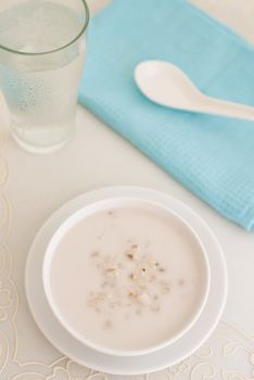 Dessert, Coconut Milk Stewed Pumpkin, Traditional Dessert Of Health