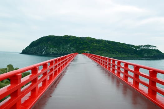 Famous island at Tojinbo