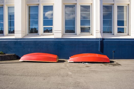 Boats stored for the day