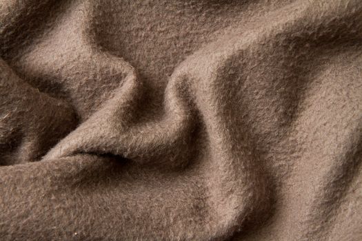 Crumpled blanket  with nothing else