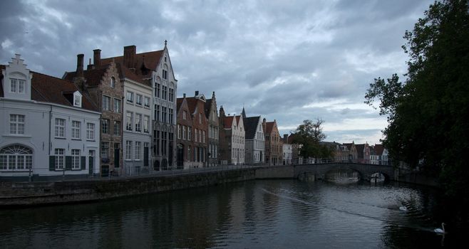 Brugge city in Belgium - beautiful tourism destination in Europe