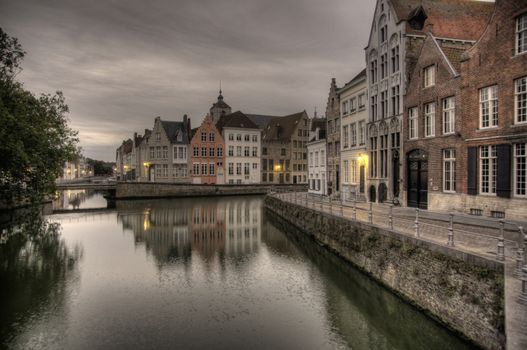 Brugge city in Belgium - beautiful tourism destination in Europe