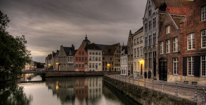 Brugge city in Belgium - beautiful tourism destination in Europe