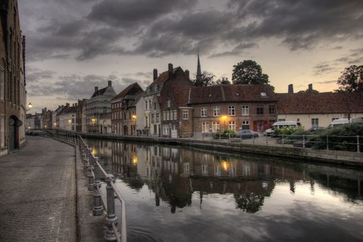 Brugge city in Belgium - beautiful tourism destination in Europe