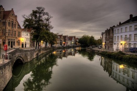 Brugge city in Belgium - beautiful tourism destination in Europe