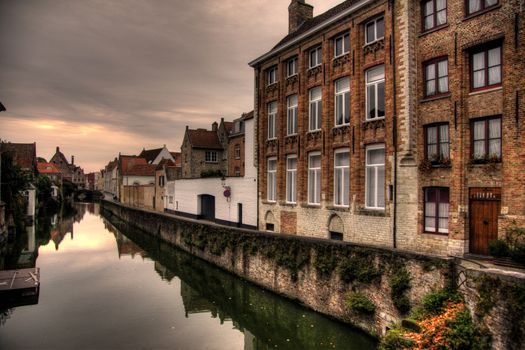 Brugge city in Belgium - beautiful tourism destination in Europe