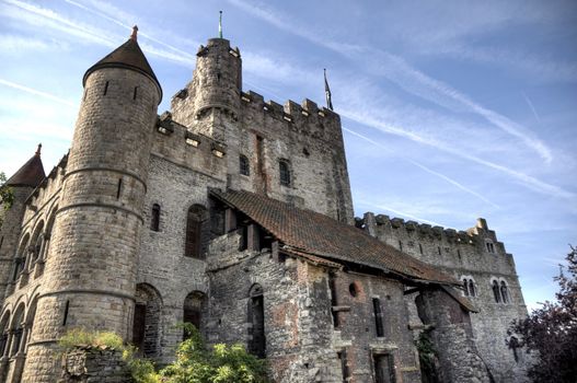 Ghent castle - tourism attraction i europe