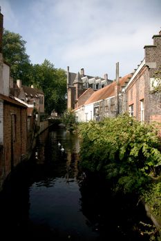 Brugge city in Belgium - beautiful tourism destination in Europe