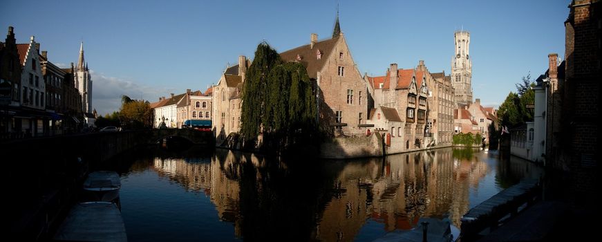 Brugge city in Belgium - beautiful tourism destination in Europe