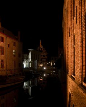 Brugge city in Belgium - beautiful tourism destination in Europe