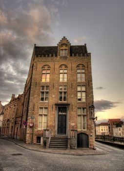 Brugge city in Belgium - beautiful tourism destination in Europe