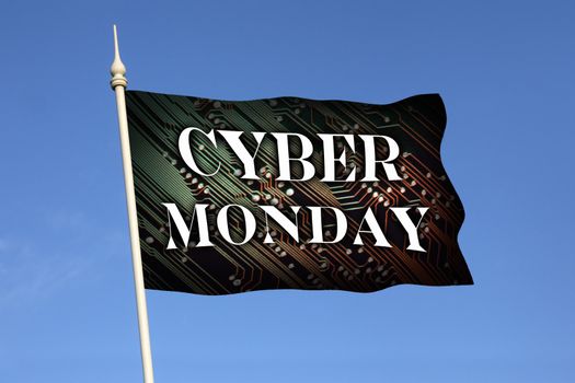 Cyber Monday is a marketing term for the Monday after the Thanksgiving holiday in the United States. The term Cyber Monday was created by marketing companies to persuade people to shop online.