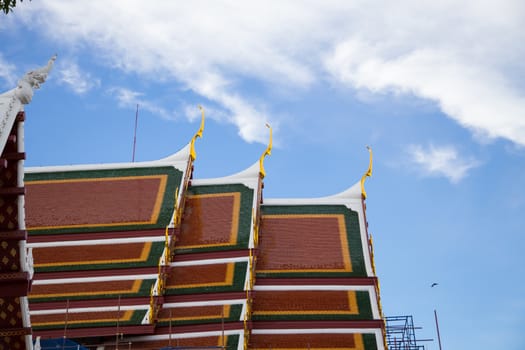 Roof thai temple