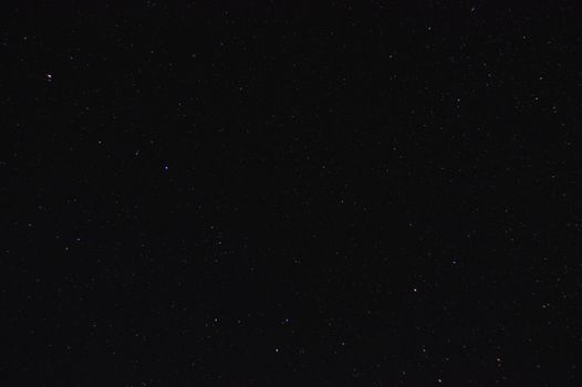 Night clear sky with many stars