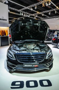 FRANKFURT - SEPT 2015: Brabus Mercedes-Maybach Rocket 900 presented at IAA International Motor Show on September 20, 2015 in Frankfurt, Germany