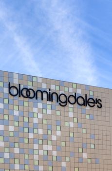 GLENDALE, CA/USA - OCTOBER 24, 2015: Bloomingdale's store exterior. Bloomingdale's is an American chain of luxury department stores owned by Macy's, Inc.