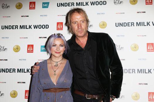 UNITED KINGDOM, London: Charlotte Church and Rhys Ifans attend the UK premiere of Under Milk Wood at Rio Cinema in Hackney, London on October 25, 2015. 