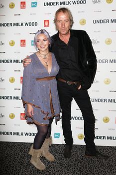 UNITED KINGDOM, London: Charlotte Church and Rhys Ifans attend the UK premiere of Under Milk Wood at Rio Cinema in Hackney, London on October 25, 2015. 