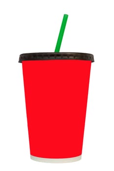 Fast food drinking cup,isoleted,white background