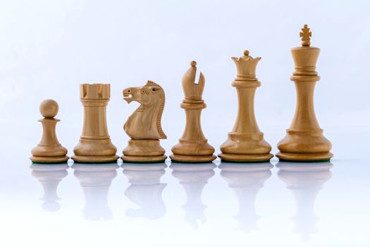 Chess concept save the king and save the  strategy.