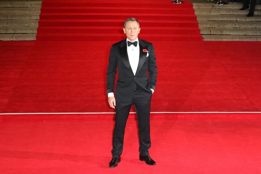 UNITED KINGDOM, London: Daniel Craig attends the world premiere of the latest Bond film, Spectre, at Royal Albert Hall in London on October 26, 2015.