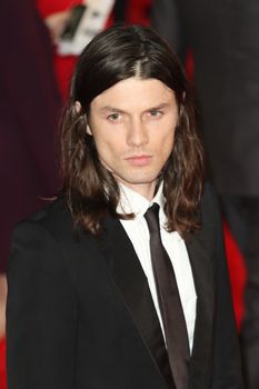 UNITED KINGDOM, London: James Bay attends the world premiere of the latest Bond film, Spectre, at Royal Albert Hall in London on October 26, 2015.